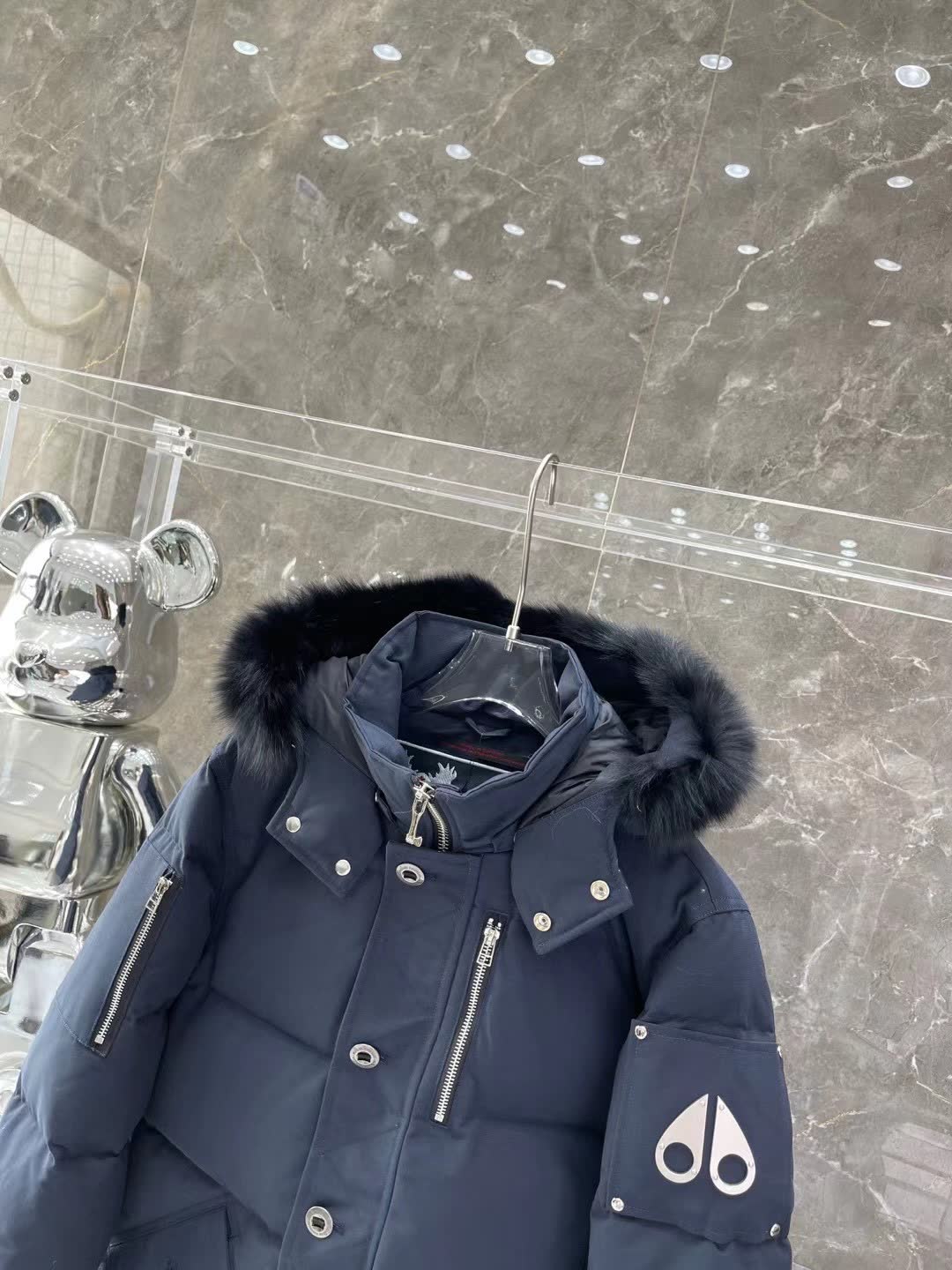 Moose Knuckles Hooded Down Jacket